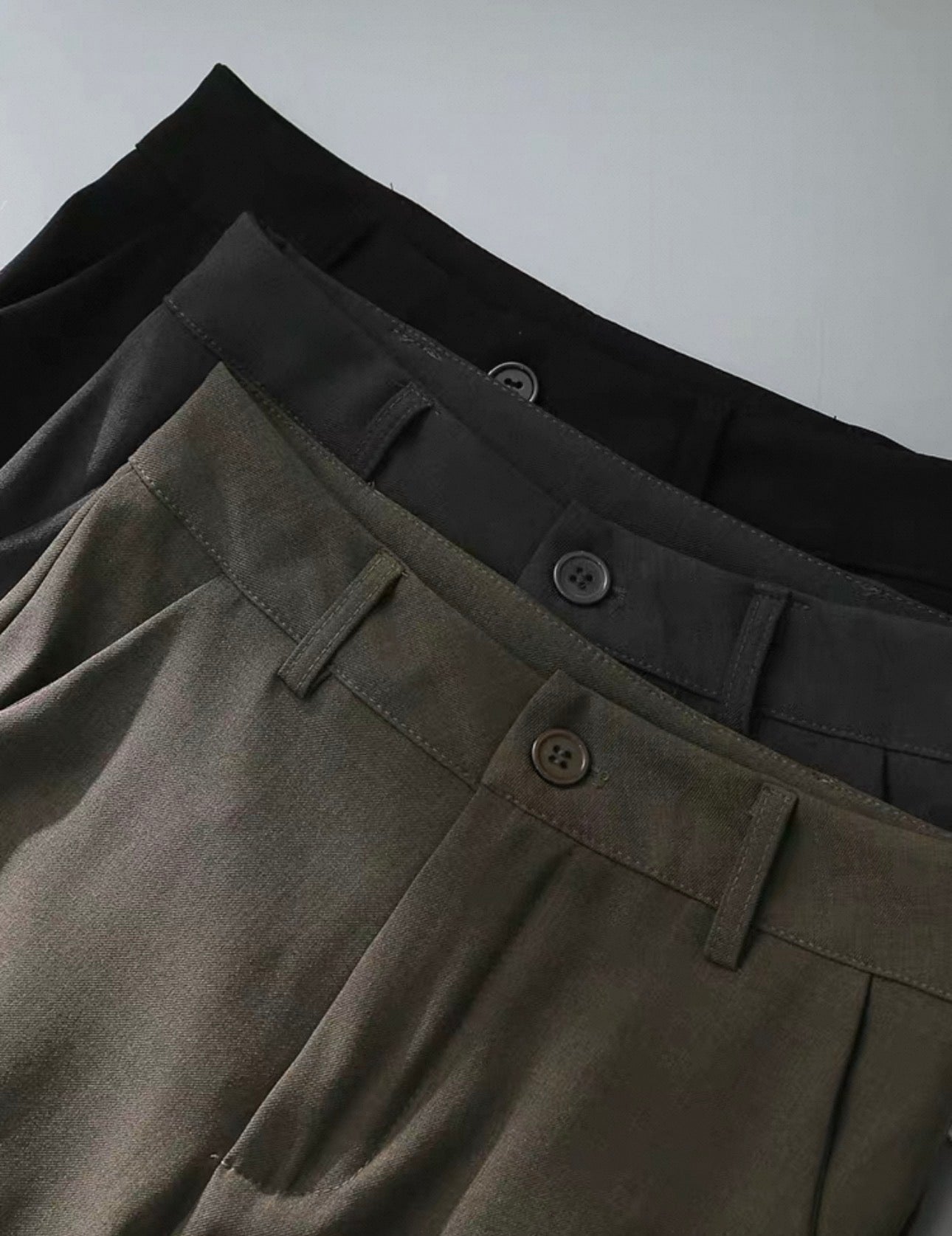 韓系高腰喇叭西褲