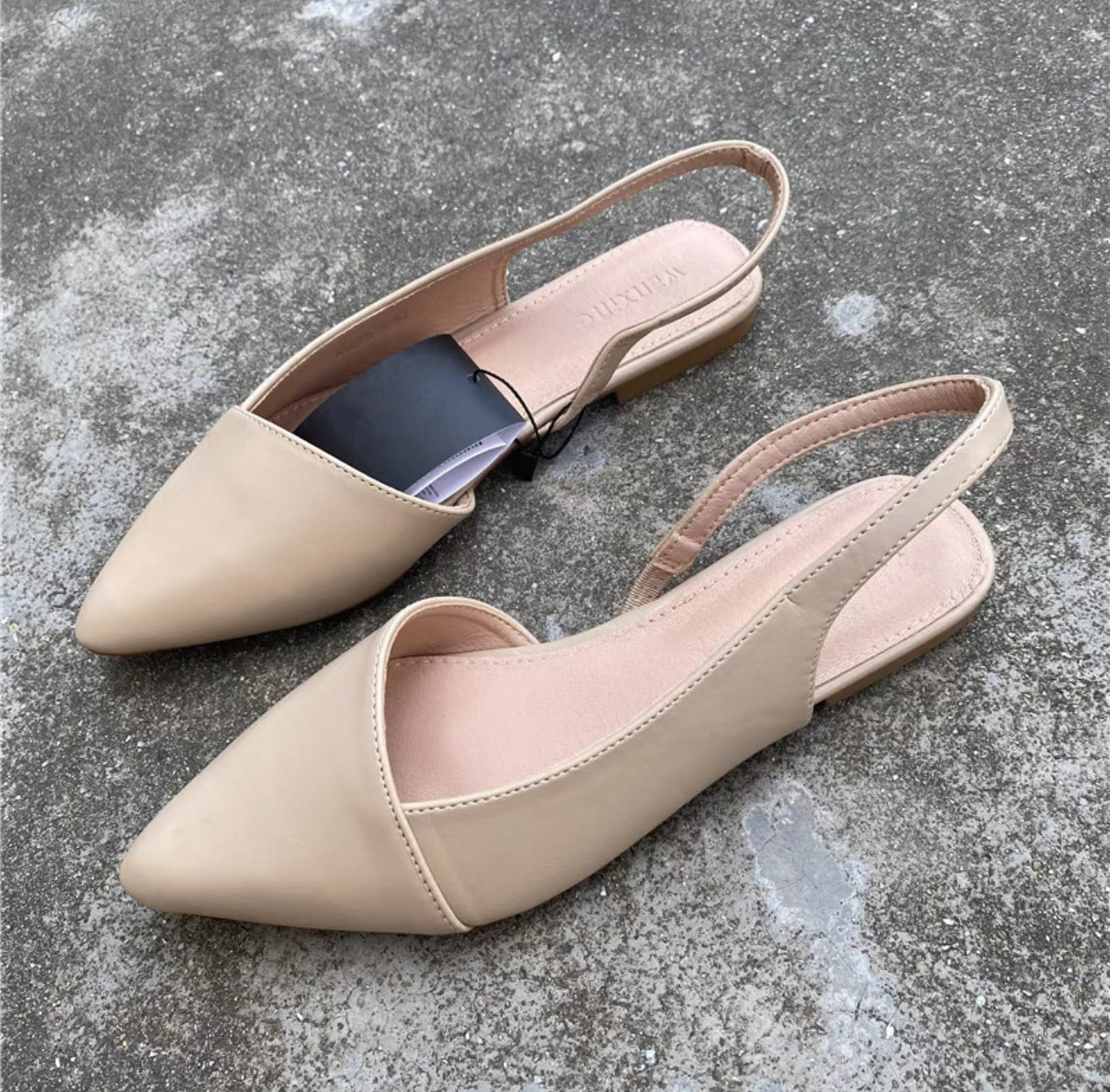 韓系不規則半跟鞋