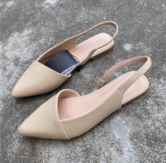 韓系不規則半跟鞋