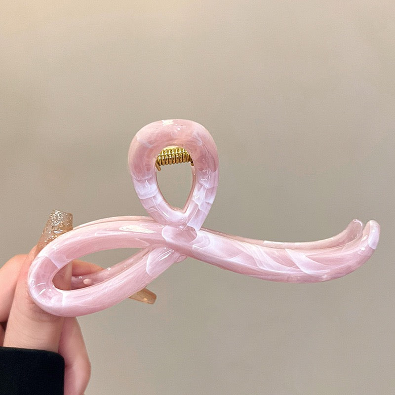 韓系幻彩大髮夾
