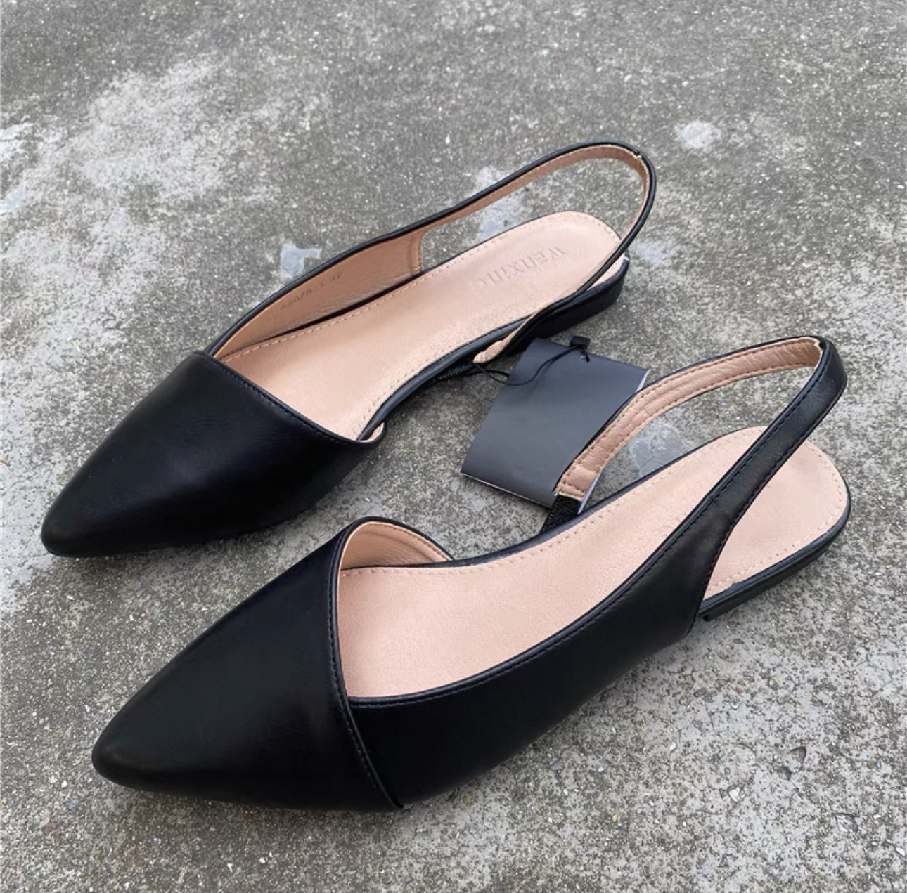 韓系不規則半跟鞋