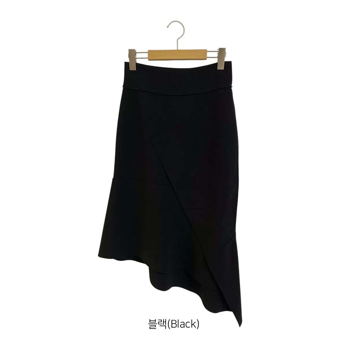 韓系不規則邊緊身裙