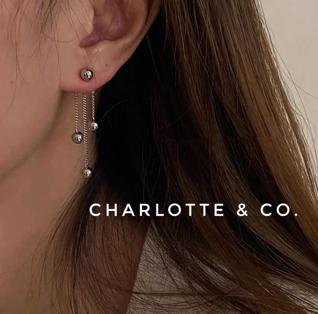 韓系不規則流蘇耳環