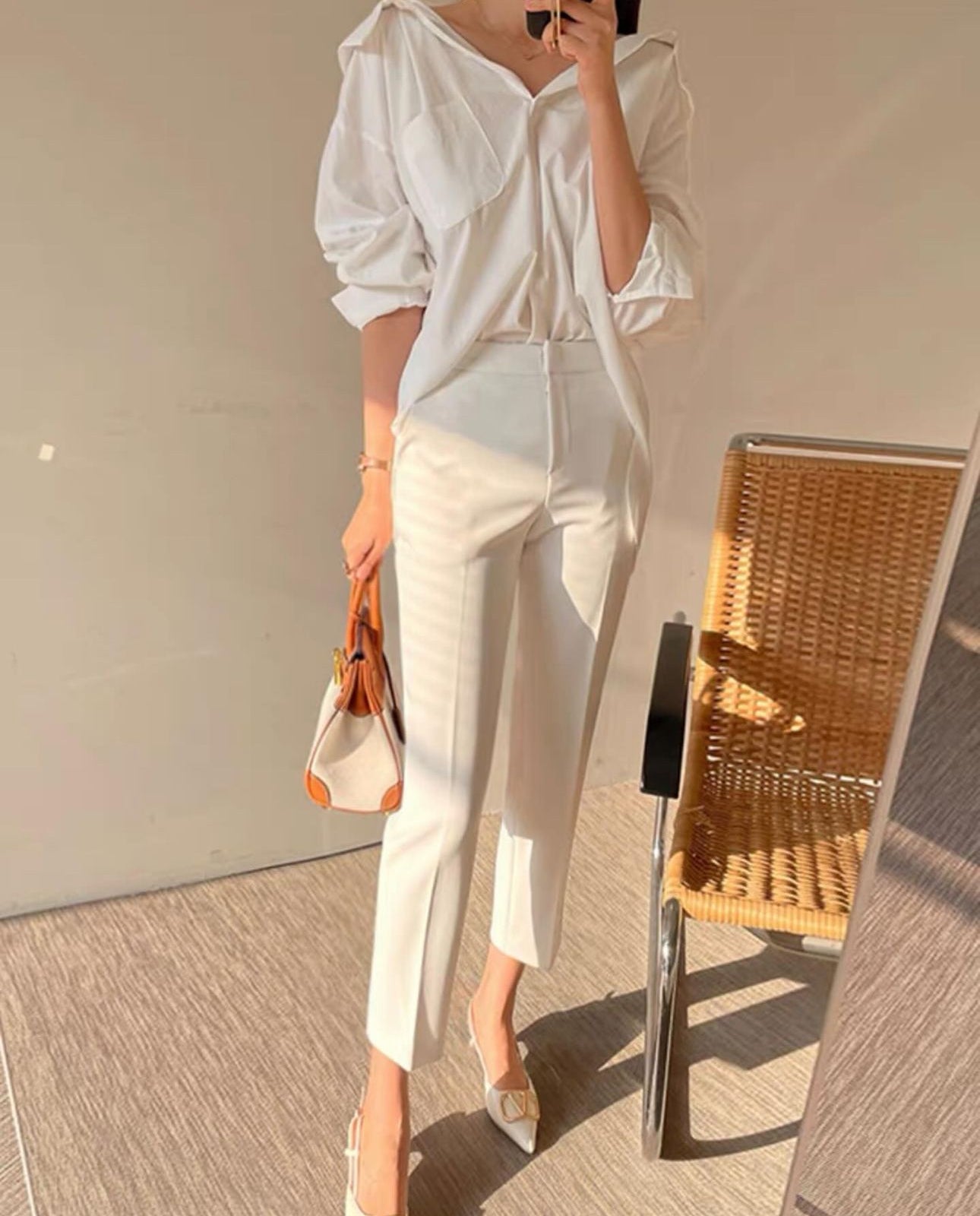 韓系九分直腳西褲（上班款）