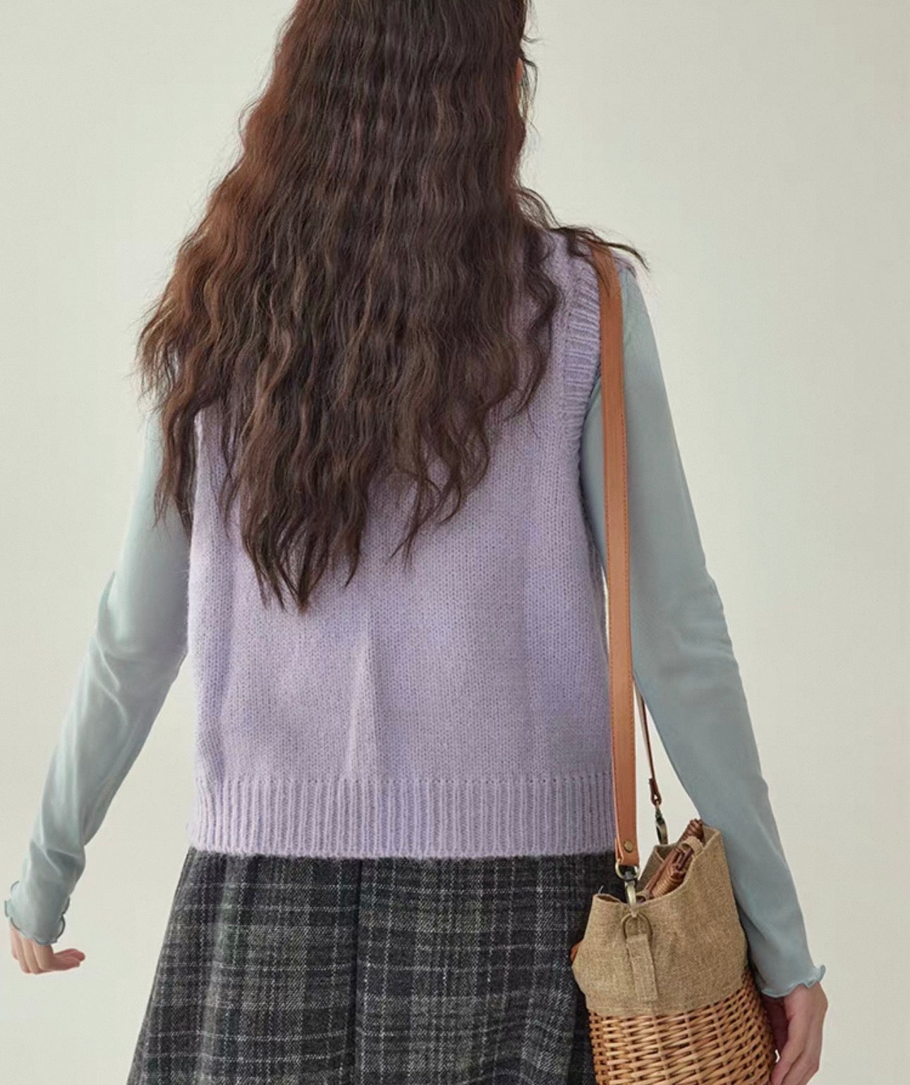 韓系糖果色針織背心