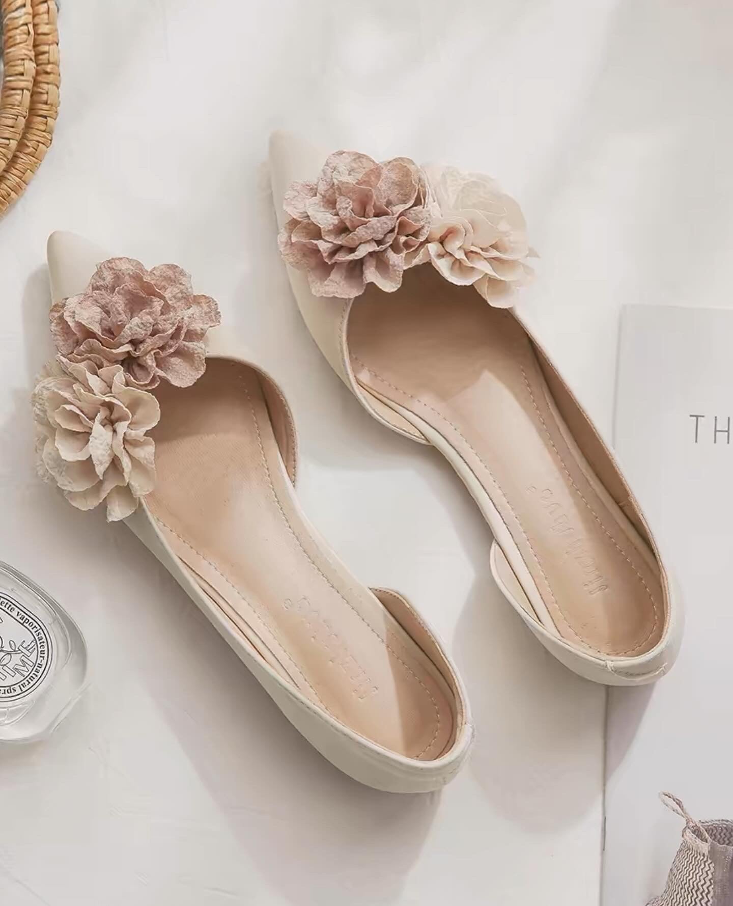 *Shoe 韓系花花平底鞋