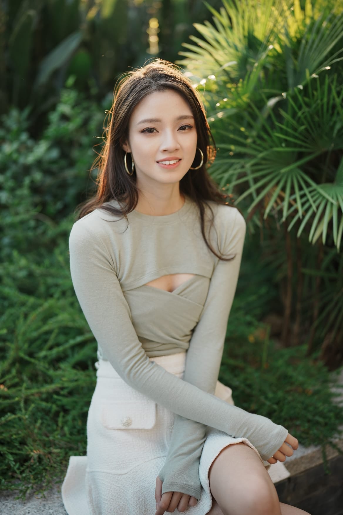 韓系交叉吊帶兩件Set上衣