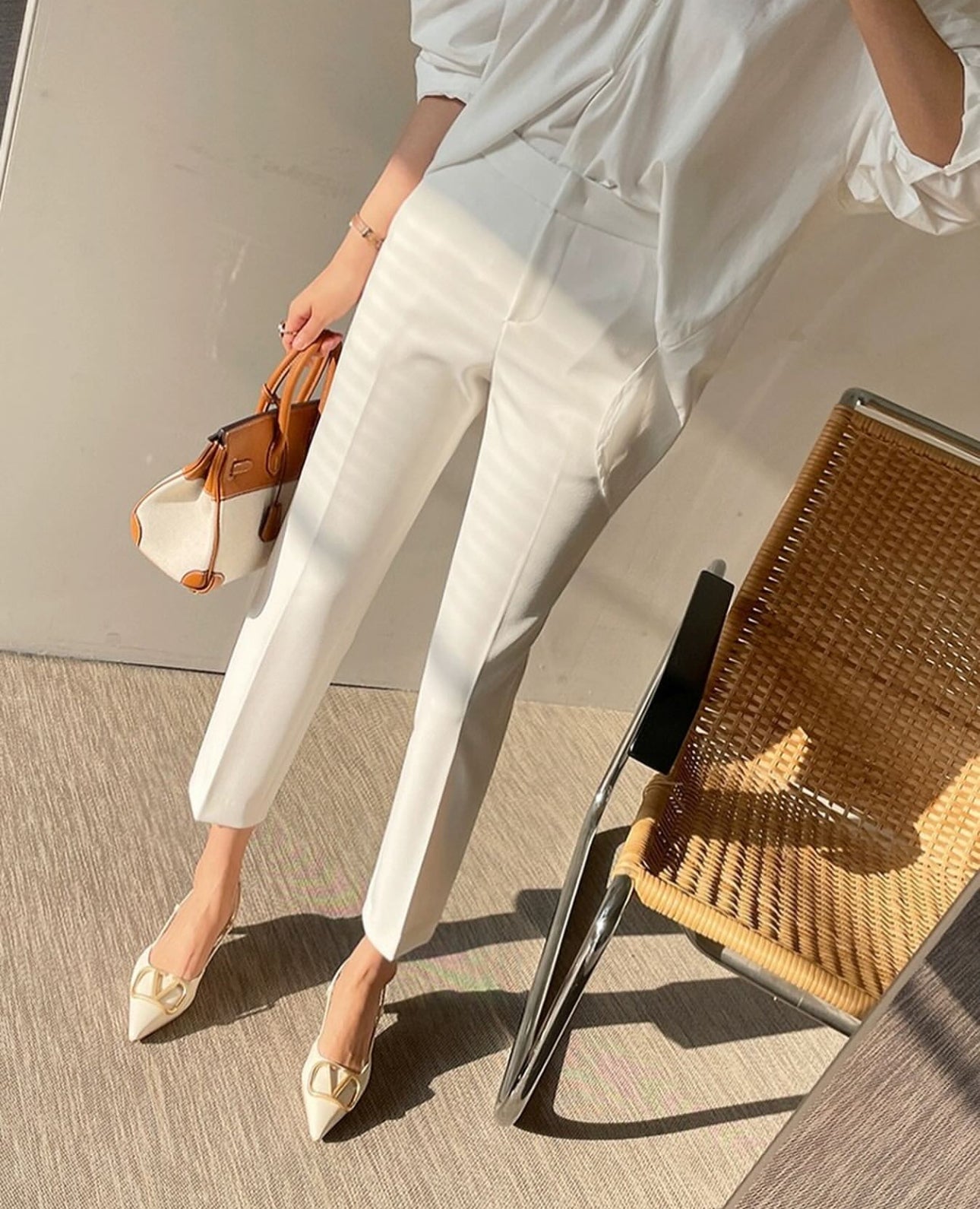 韓系九分直腳西褲（上班款）