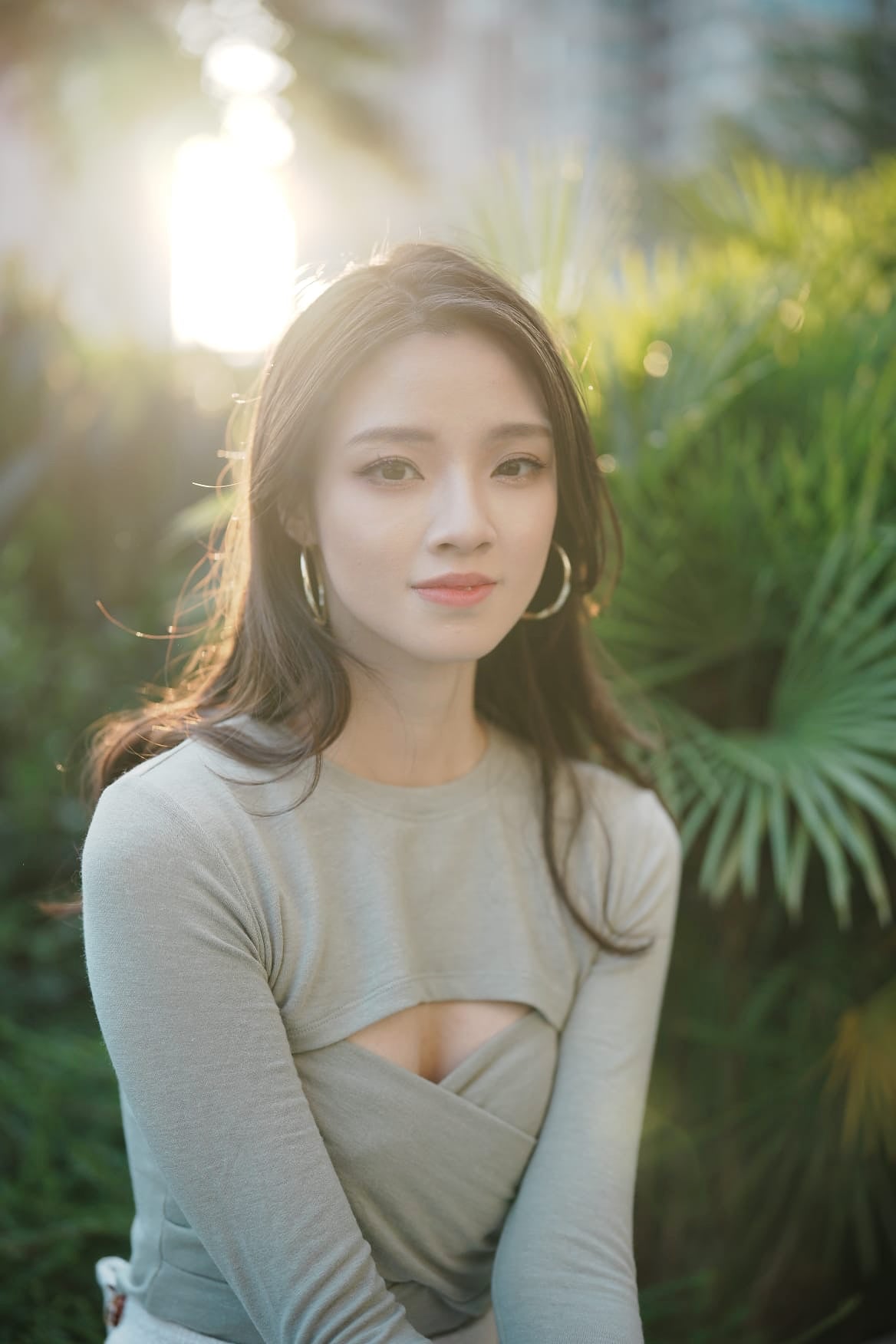 韓系交叉吊帶兩件Set上衣