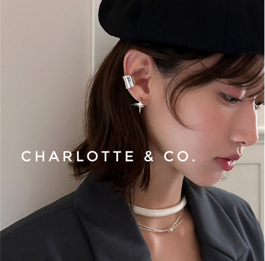 韓系十字星圈耳環