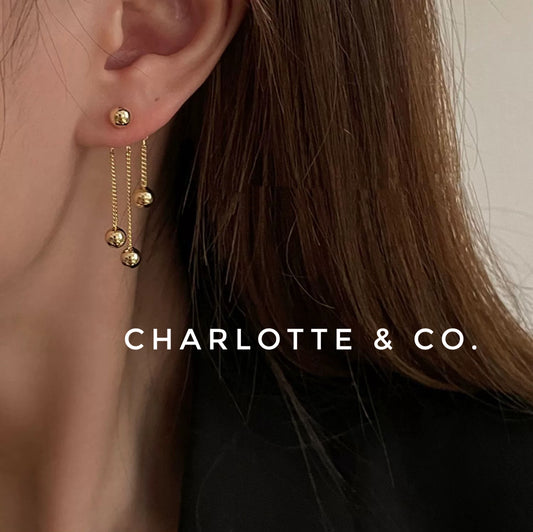 韓系不規則流蘇耳環