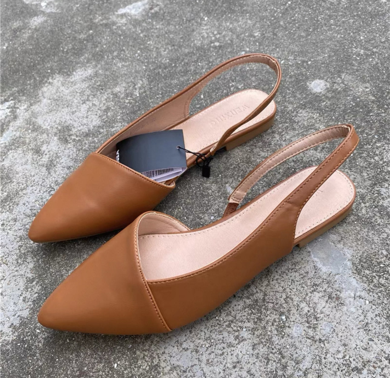 韓系不規則半跟鞋