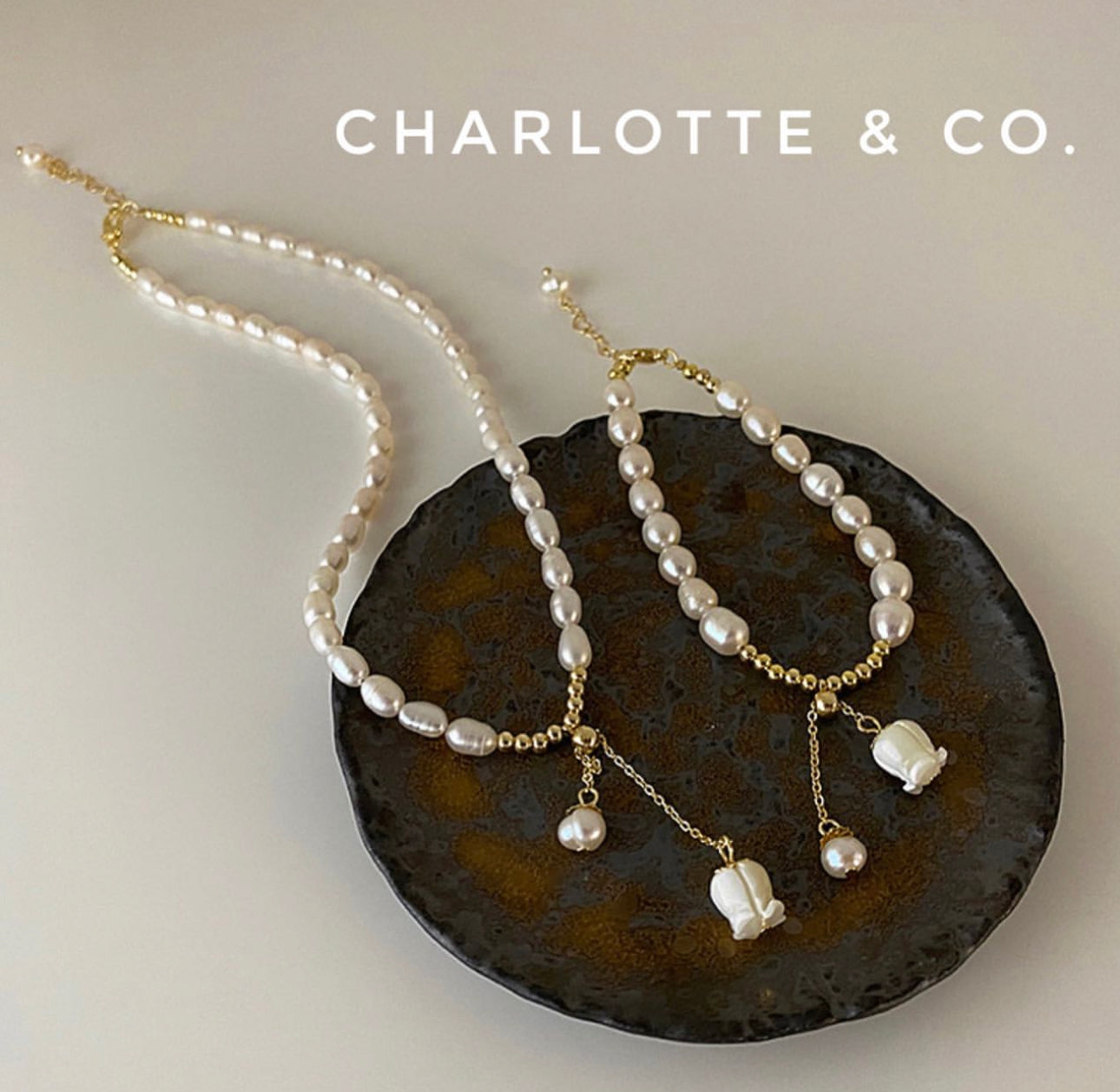 韓系吊鈴蘭天然淡水珠鏈