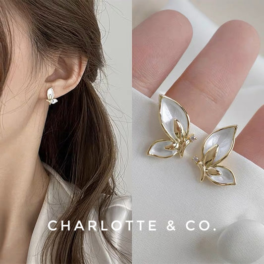 韓系半蝶耳環